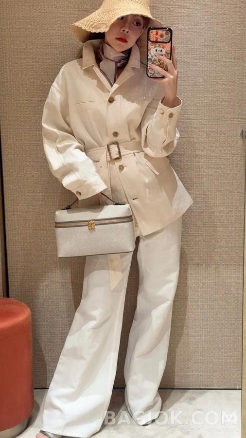 로로피아나 로로피아나 벨티드 울 자켓 상세 이미지