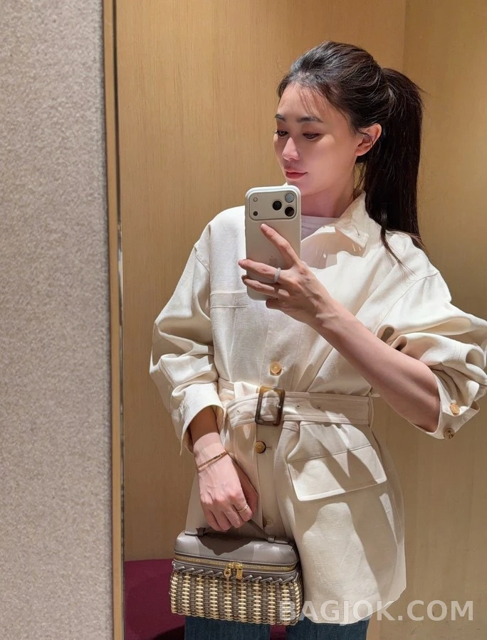 로로피아나 로로피아나 벨티드 울 자켓 상세 이미지