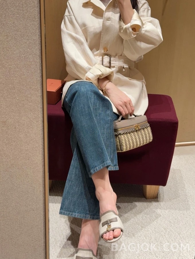 로로피아나 로로피아나 벨티드 울 자켓 상세 이미지