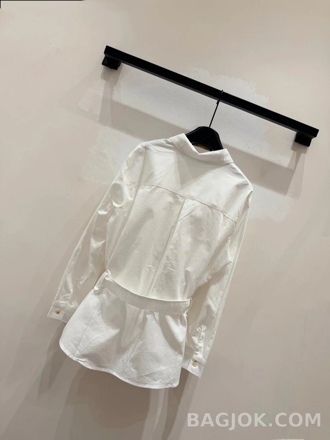 로로피아나 로로피아나 벨티드 포켓 셔츠 상세 이미지