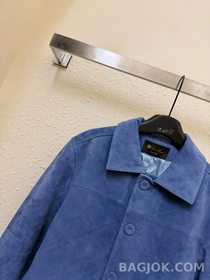 로로피아나 로로피아나 스웨이드 자켓 상세 이미지