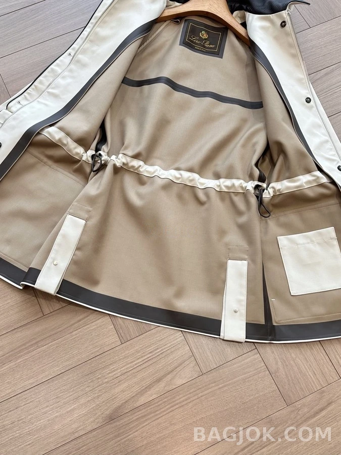 로로피아나 로로피아나 스웨이드 칼라 후드 자켓 상세 이미지