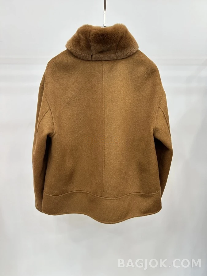 로로피아나 로로피아나 양면 퍼 카라 캐시미어 자켓 상세 이미지