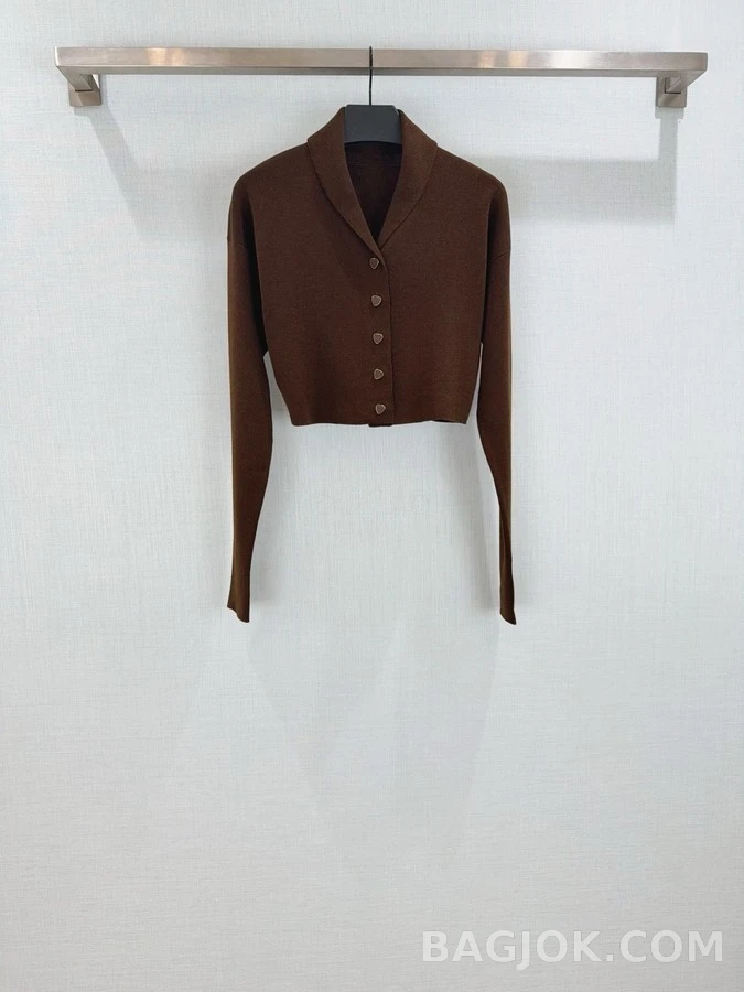 로로피아나 로로피아나 울 쇼칼라 크롭 가디건 상세 이미지