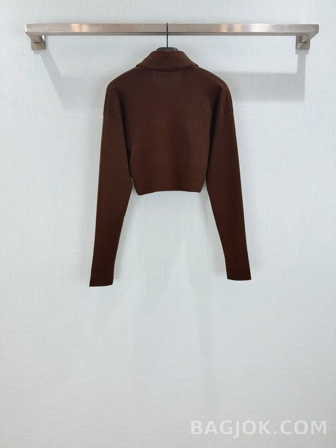 로로피아나 로로피아나 울 쇼칼라 크롭 가디건 상세 이미지