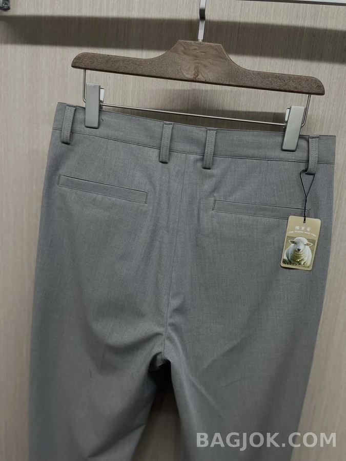 로로피아나 로로피아나 울 혼방 슬림 비즈니스 팬츠 상세 이미지