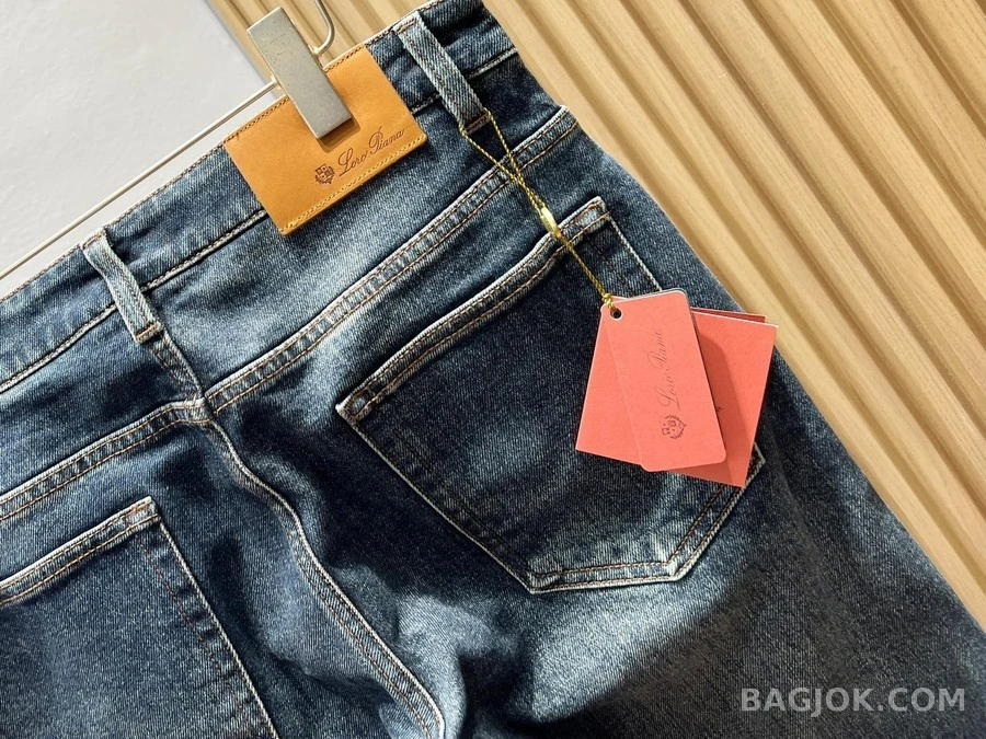 로로피아나 로로피아나 워시드 스트레이트 데님 팬츠 상세 이미지