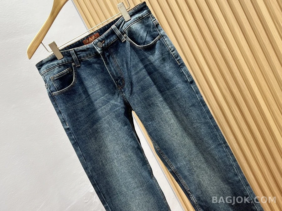 로로피아나 로로피아나 워시드 스트레이트 데님 팬츠 상세 이미지