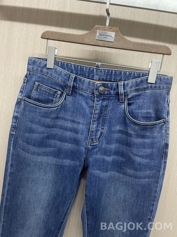 로로피아나 로로피아나 워시드 슬림 스트레이트 데님 팬츠 상세 이미지