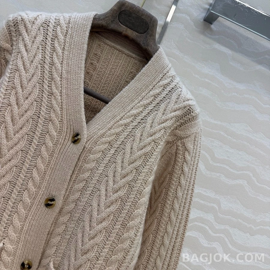 로로피아나 로로피아나 케이블 니트 자켓 상세 이미지