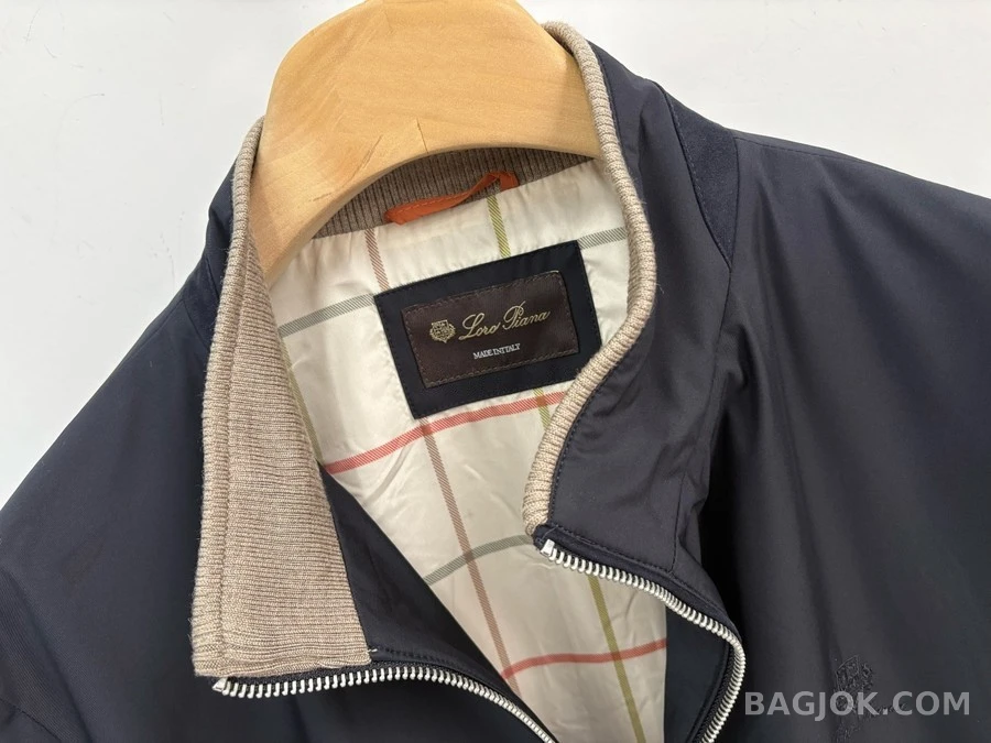 로로피아나 로로피아나 투톤 칼라 블루종 자켓 상세 이미지
