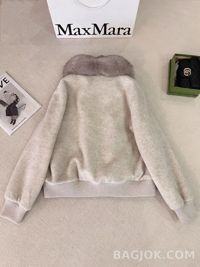 로로피아나 로로피아나 퍼 카라 울 블루종 자켓 상세 이미지