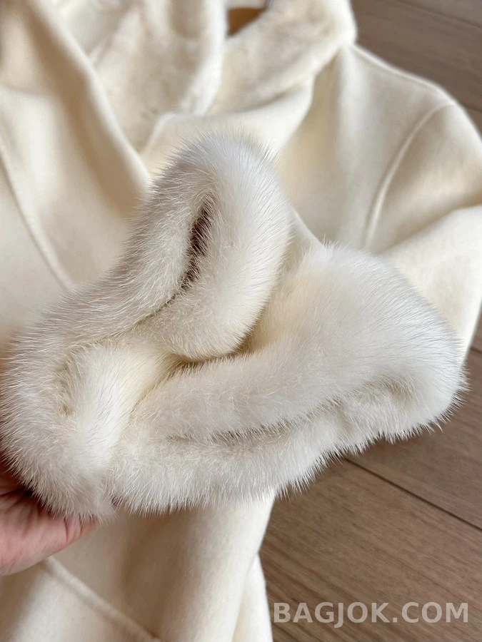 로로피아나 로로피아나 퍼 칼라 캐시미어 코트 상세 이미지