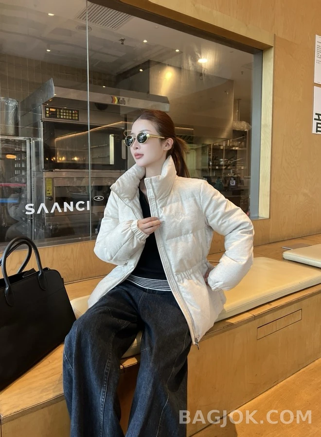 로로피아나 로로피아나 하이넥 허리 스트링 패딩 자켓 상세 이미지