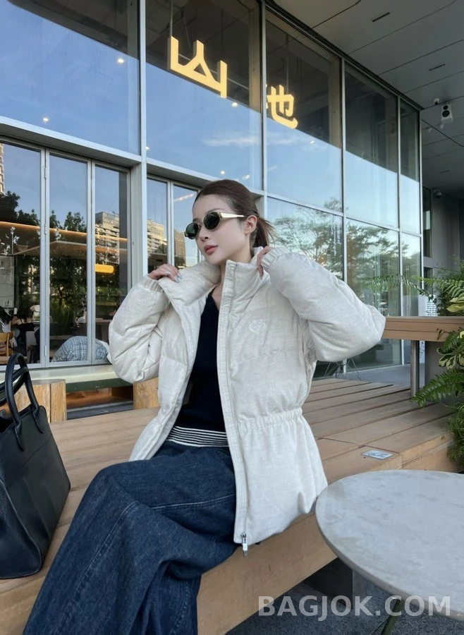 로로피아나 로로피아나 하이넥 허리 스트링 패딩 자켓 상세 이미지