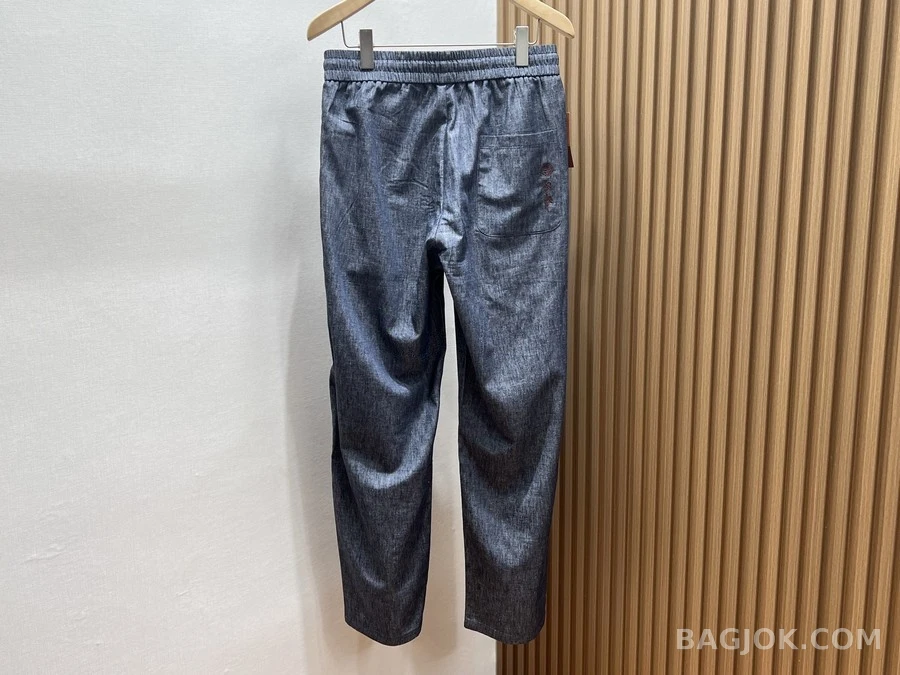 로로피아나 로로피아나 후면 자수 드로스트링 팬츠 상세 이미지
