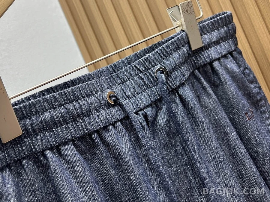 로로피아나 로로피아나 후면 자수 드로스트링 팬츠 상세 이미지