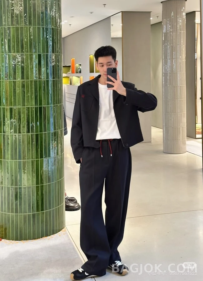 로에베 로에베 드로스트링 와이드 팬츠 상세 이미지