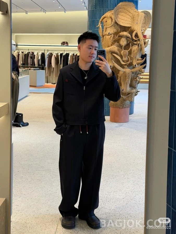 로에베 로에베 드로스트링 와이드 팬츠 상세 이미지