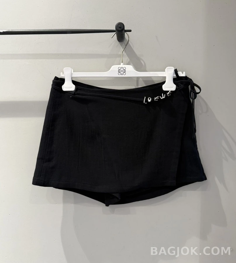 로에베 로에베 레터링 랩 스커트팬츠 상세 이미지