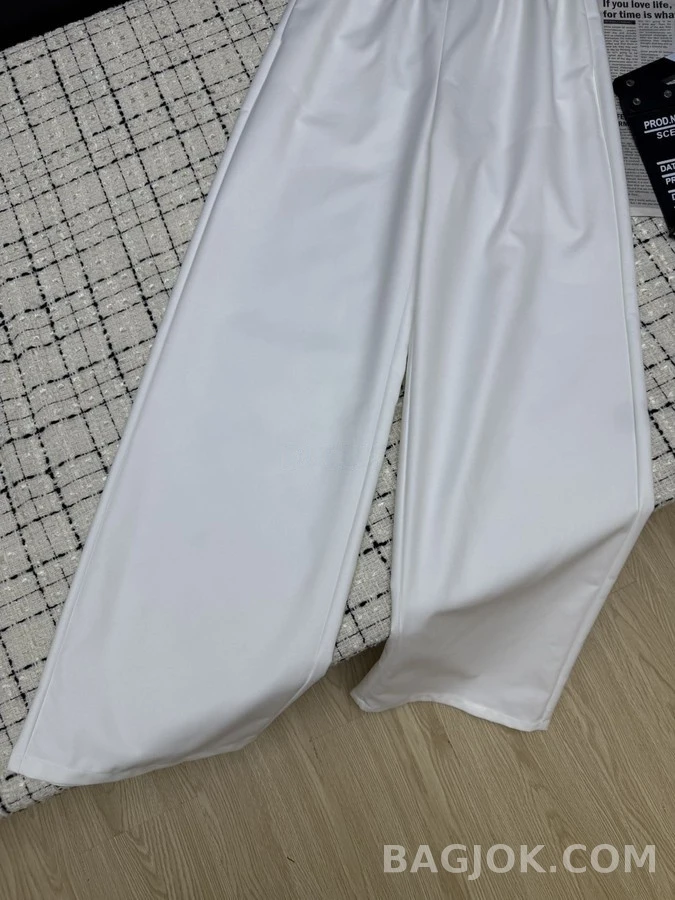 로에베 로에베 로고 밴딩 와이드 팬츠 상세 이미지
