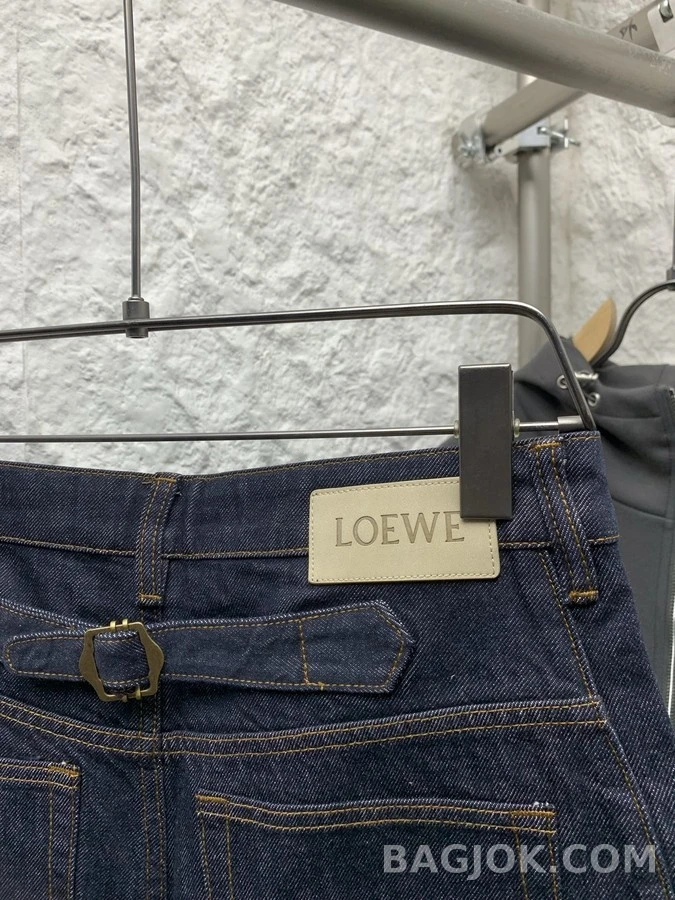 로에베 로에베 로우 데님 팬츠 상세 이미지