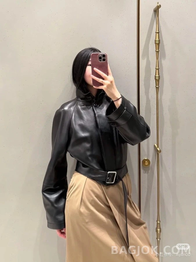 로에베 로에베 벨티드 스탠드넥 자켓 상세 이미지
