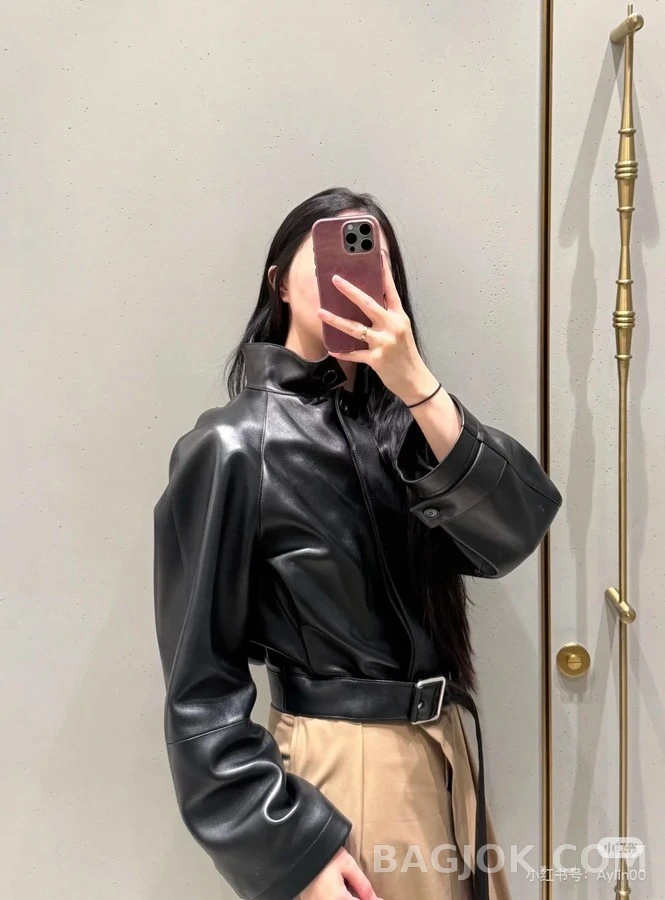 로에베 로에베 벨티드 스탠드넥 자켓 상세 이미지