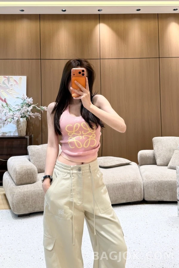 로에베 로에베 아나그램 드로스트링 카고 팬츠 상세 이미지