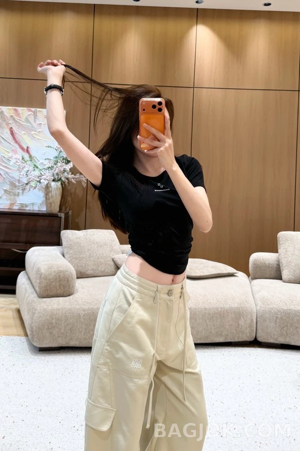 로에베 로에베 아나그램 드로스트링 카고 팬츠 상세 이미지