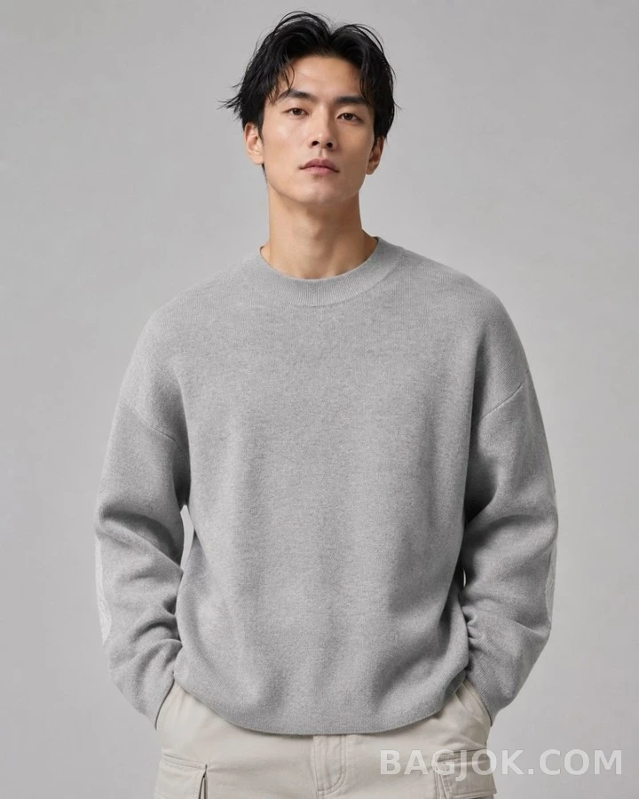 로에베 로에베 아나그램 엘보우 울 니트 상세 이미지