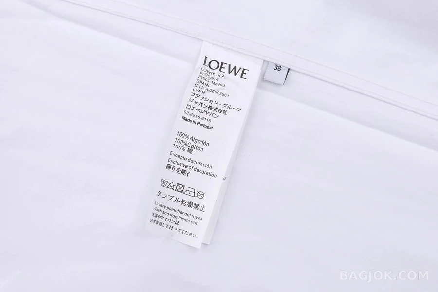 로에베 로에베 아나그램 자수 긴팔 티셔츠 상세 이미지