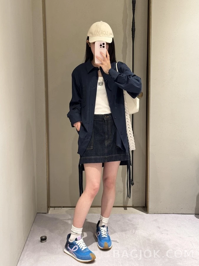 로에베 로에베 아나그램 자수 긴팔 티셔츠 상세 이미지