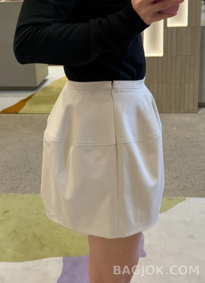로에베 로에베 아나그램 A라인 미니 스커트 상세 이미지