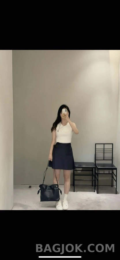로에베 로에베 오버랩 플리츠 스커트 상세 이미지