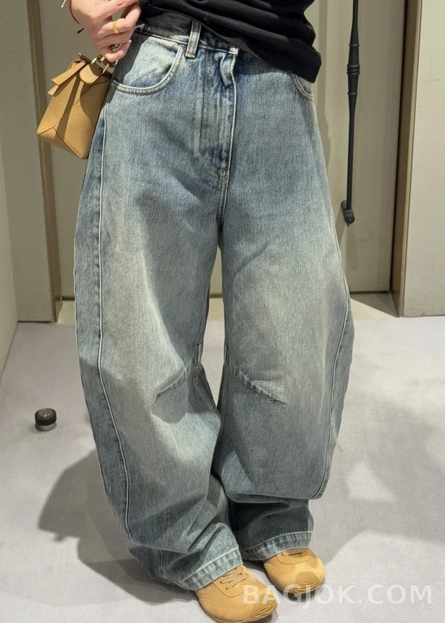 로에베 로에베 클래식 워싱 와이드 데님 팬츠 상세 이미지