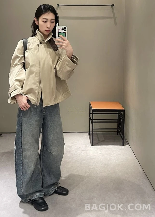 로에베 로에베 클래식 워싱 와이드 데님 팬츠 상세 이미지