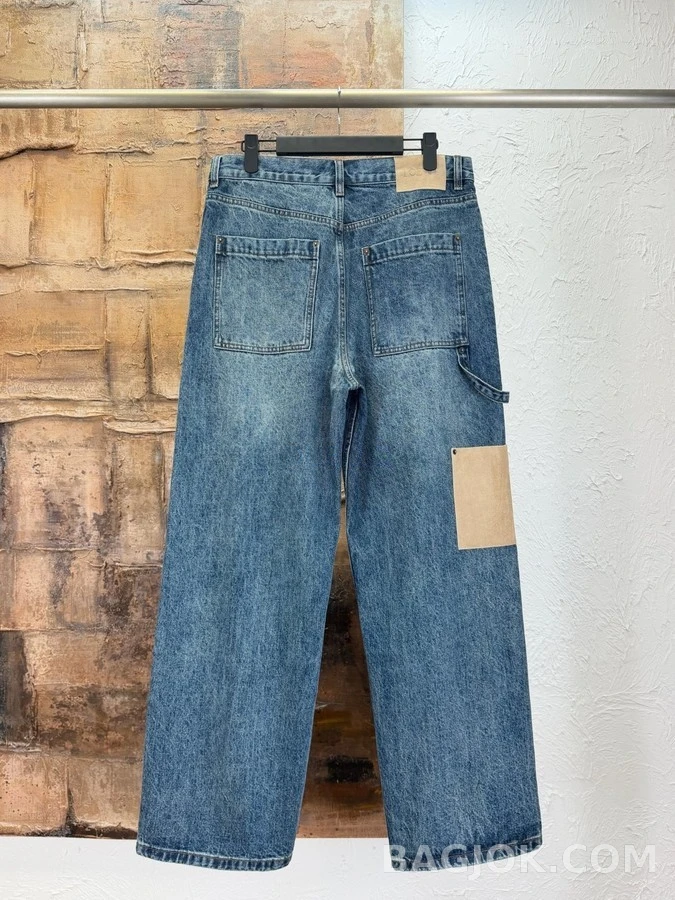 로에베 로에베 패치 워크웨어 데님 팬츠 상세 이미지