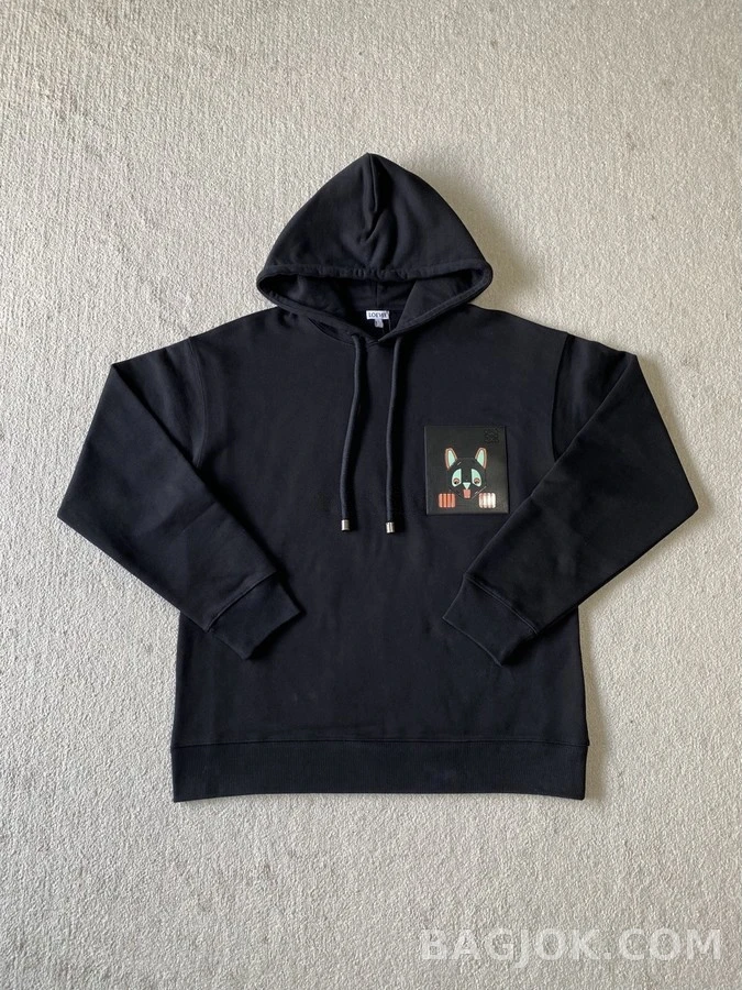 로에베 로에베 퓨처리스트 캣 후드 스웨트셔츠 상세 이미지