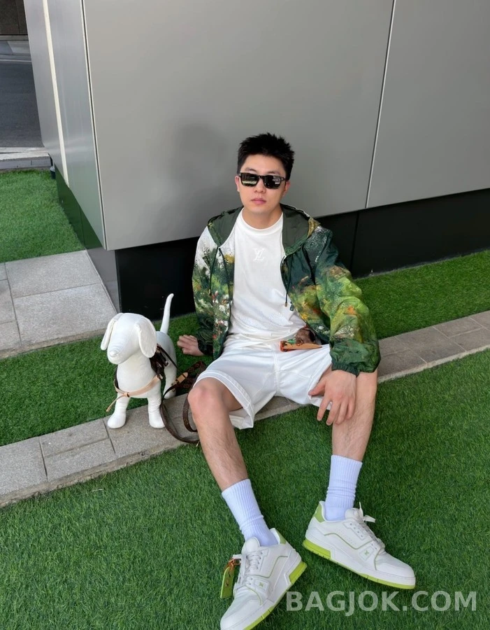 루이비통 루이비통 가든 프린트 후드 바람막이 상세 이미지