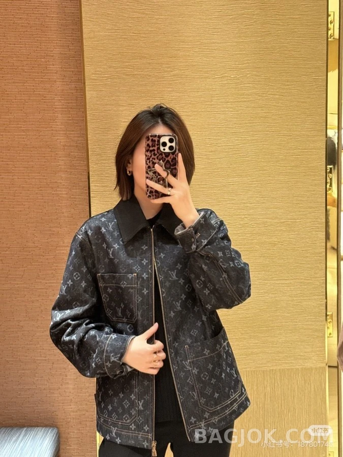 루이비통 루이비통 그라데이션 모노그램 데님 자켓 상세 이미지