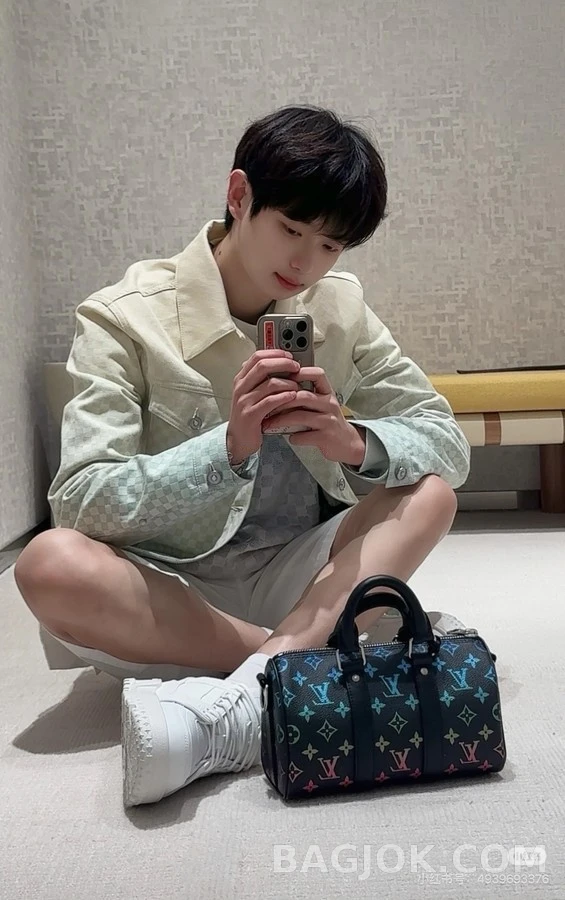 루이비통 루이비통 그라데이션 체커보드 데님 자켓 상세 이미지