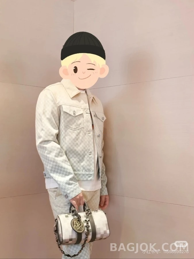 루이비통 루이비통 그라데이션 체커보드 데님 자켓 상세 이미지