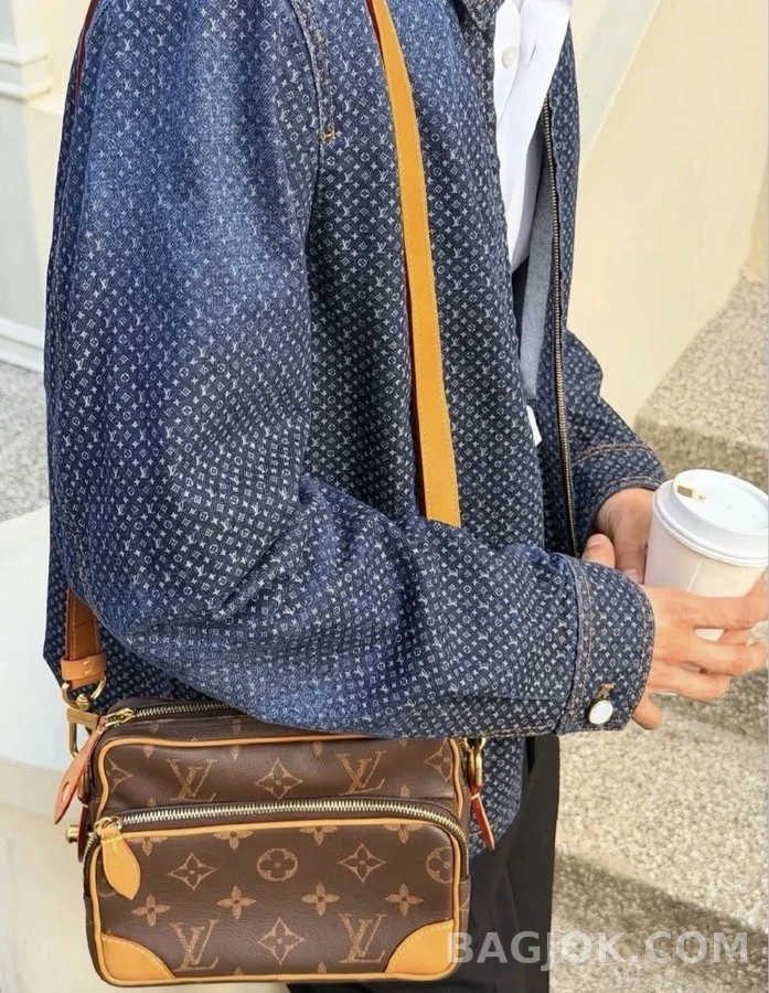 루이비통 루이비통 나노그램 패턴 데님 자켓 상세 이미지