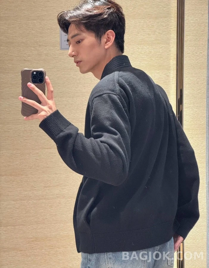 루이비통 루이비통 두꺼운 바늘 인타르시아 가디건 상세 이미지