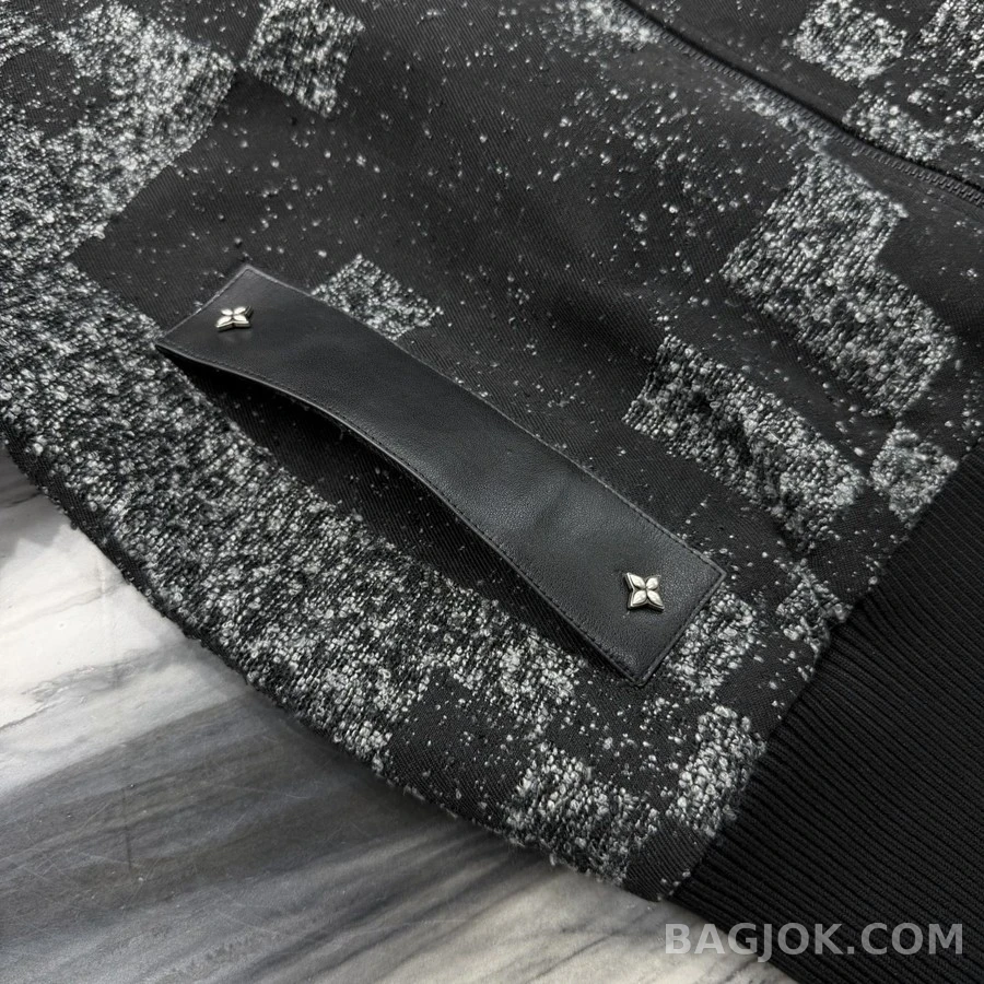 루이비통 루이비통 디컨스트럭티드 체커보드 트위드 자켓 상세 이미지