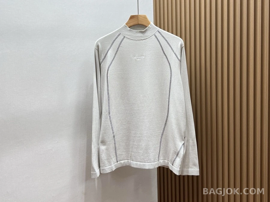 루이비통 루이비통 라인 로고 모크넥 니트 상세 이미지