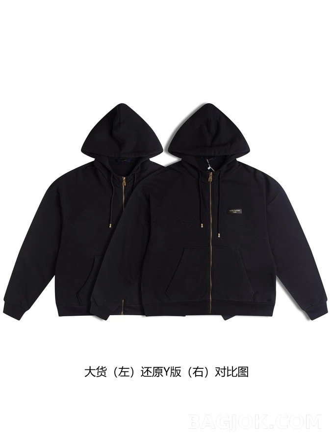 루이비통 루이비통 레더 패치 집업 후드 상세 이미지