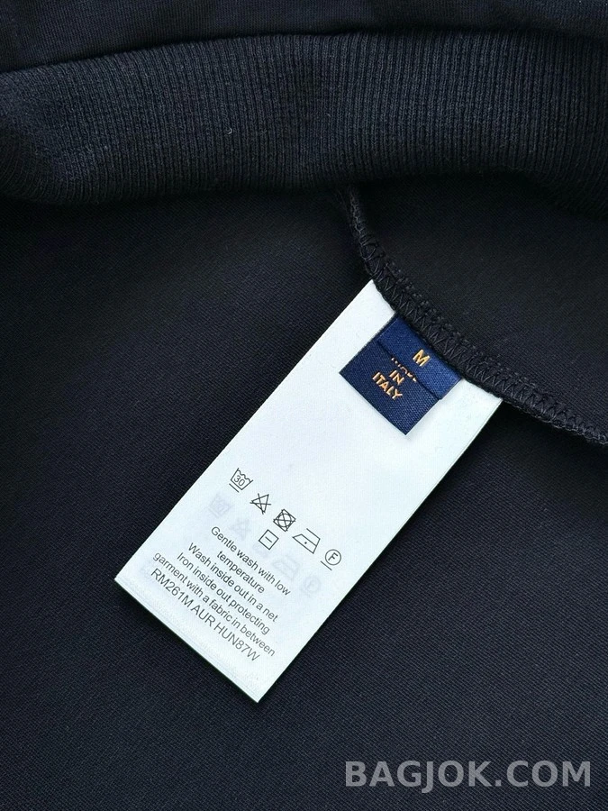 루이비통 루이비통 레터 자수 진주 드로스트링 집업 후드 상세 이미지