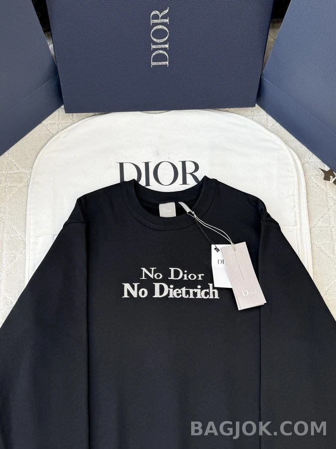 디올 디올 No No Dietrich 레터링 맨투맨 상세 이미지